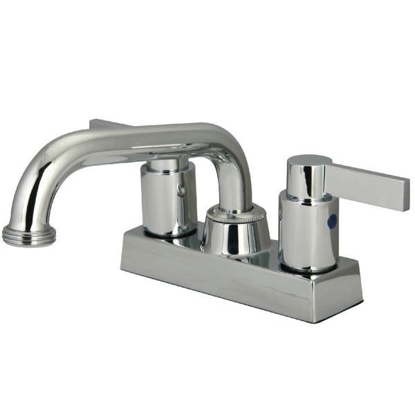 Kingston Brass Two Handle, 4" Centerset Laundry Faucet, Chrome KB2471NDL